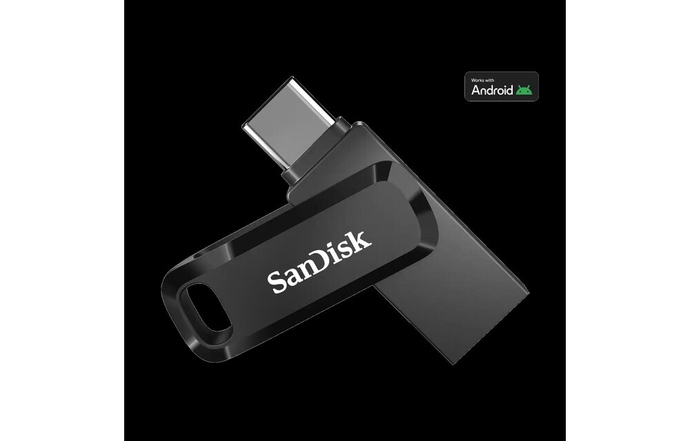 SanDisk Ultra Dual Go USB3.1 + USBType C 400MB/s Flash Drive - 128GB