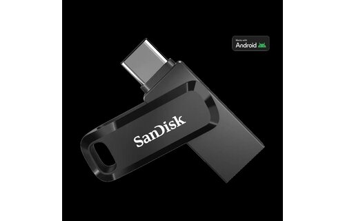SanDisk Ultra Dual Go USB3.1 + USBType C 400MB/s Flash Drive - 128GB