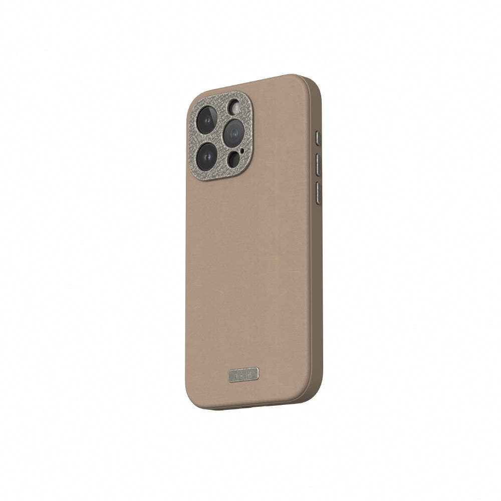 Moshi Napa Case with Magsafe for iPhone 15 Pro Max - Woodsmoke Brown  WSL