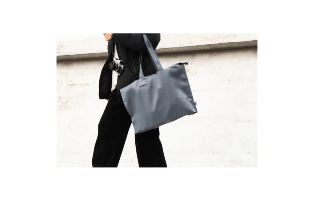 Foldable Travel Duffel Bag - Navy Blue