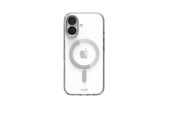 Moshi iGlaze Case with Magsafe for iPhone 17 - Luna Silver