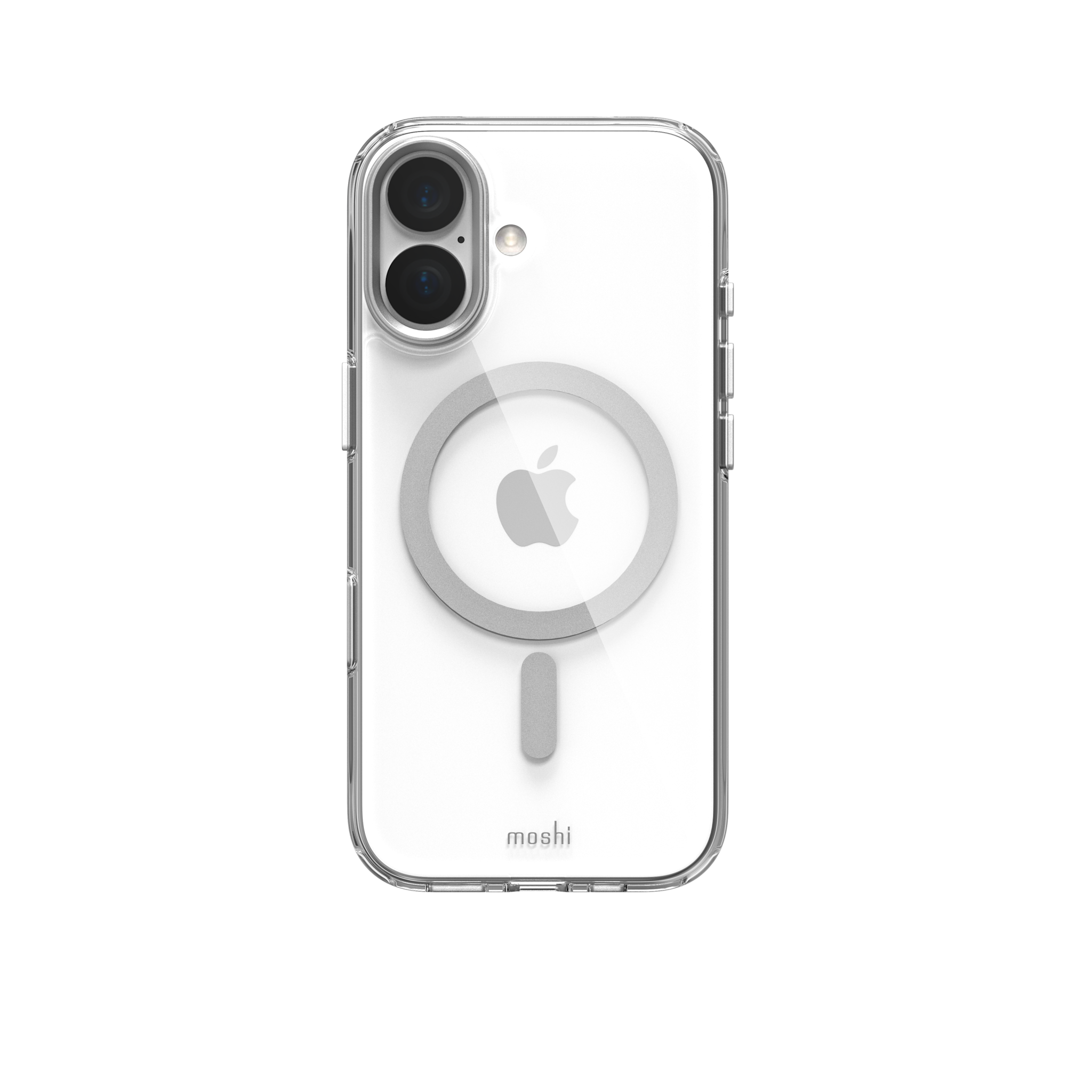 Moshi iGlaze Case with Magsafe for iPhone 17   - Luna Silver