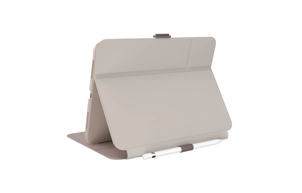 Speck Balance Folio Case for iPad 10/11th A16 Gen - Beech Gray/Cinnamon Biscuit