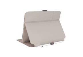 Speck Balance Folio Case for iPad 10/11th A16 Gen - Beech Gray/Cinnamon Biscuit