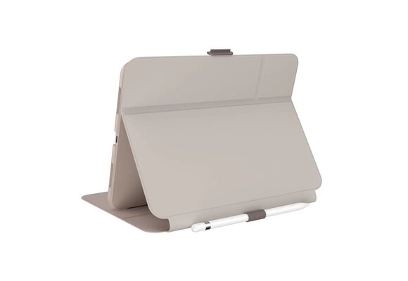 Speck Balance Folio Case for iPad 10/11th A16 Gen - Beech Gray/Cinnamon Biscuit