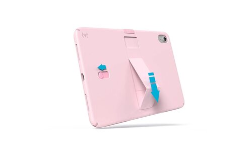 Speck Standyshell Case for iPad 10/11th A16 Gen - Soft Lilac/Hydrangea Purple/Kinder Pink