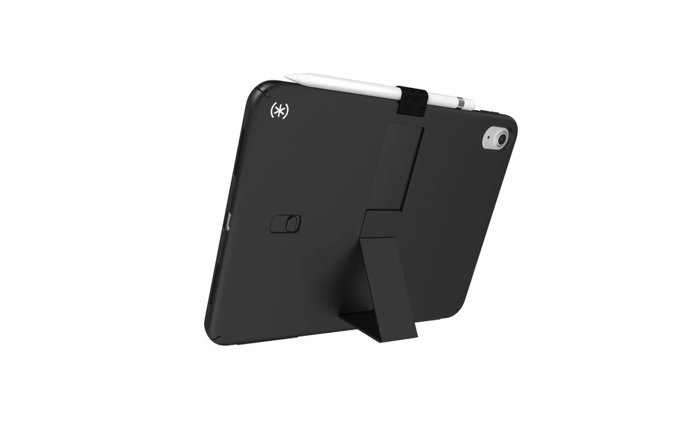 Speck Standyshell Case for iPad 10/11th A16 Gen - Black/Black/White