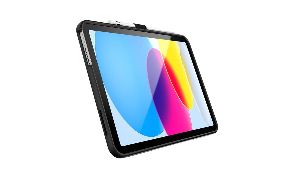 Speck Standyshell Case for iPad 10/11th A16 Gen - Black/Black/White