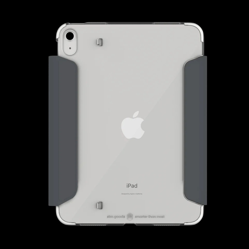 STM Studio Max Case for iPad 11th Gen A16/10th gen Gray w/ Pencil Storage