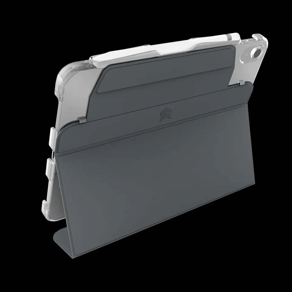 STM Studio Max Case for iPad 11th Gen A16/10th gen Gray w/ Pencil Storage