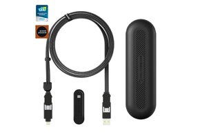 Rolling Square inCharge XL 6-in-1 2m (6.6ft) Cable 100W - Black