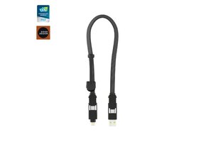 Rolling Square inCharge XL 6-in-1 30cm (1ft) Cable 100W - Black