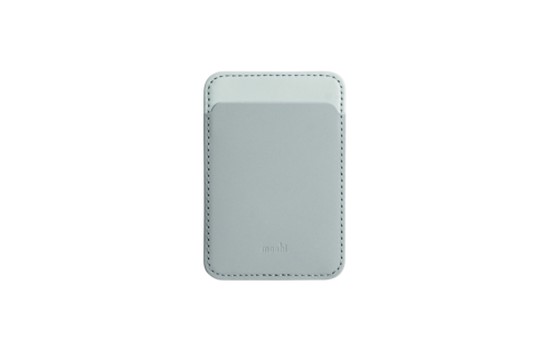 Moshi Magnetic Slim Wallet (Mist Haven Edition) Magsafe and Qi2  - Ash Blue