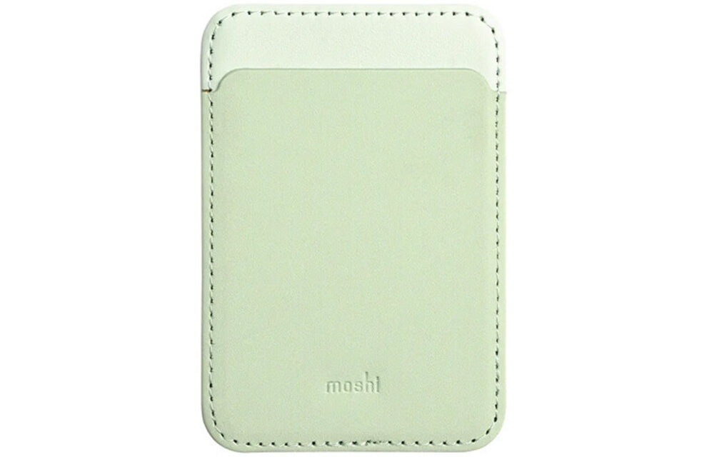 Moshi Magnetic Slim Wallet (Mist Haven Edition) Magsafe and Qi2  - Field Green