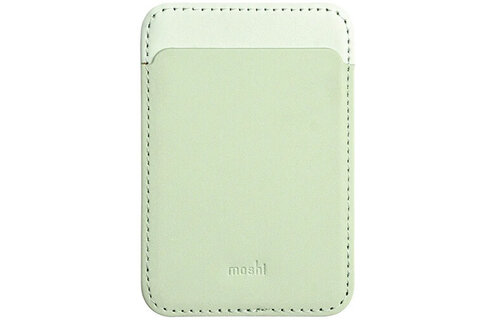 Moshi Magnetic Slim Wallet (Mist Haven Edition) Magsafe and Qi2  - Field Green
