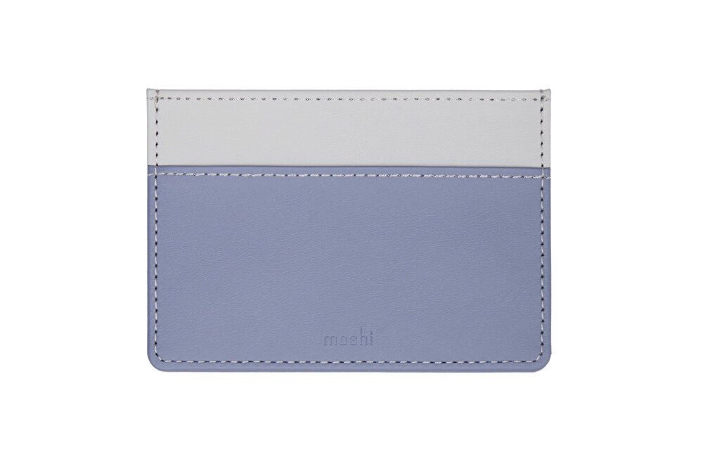 Moshi Folia Slim Card Holder - Serene Blue