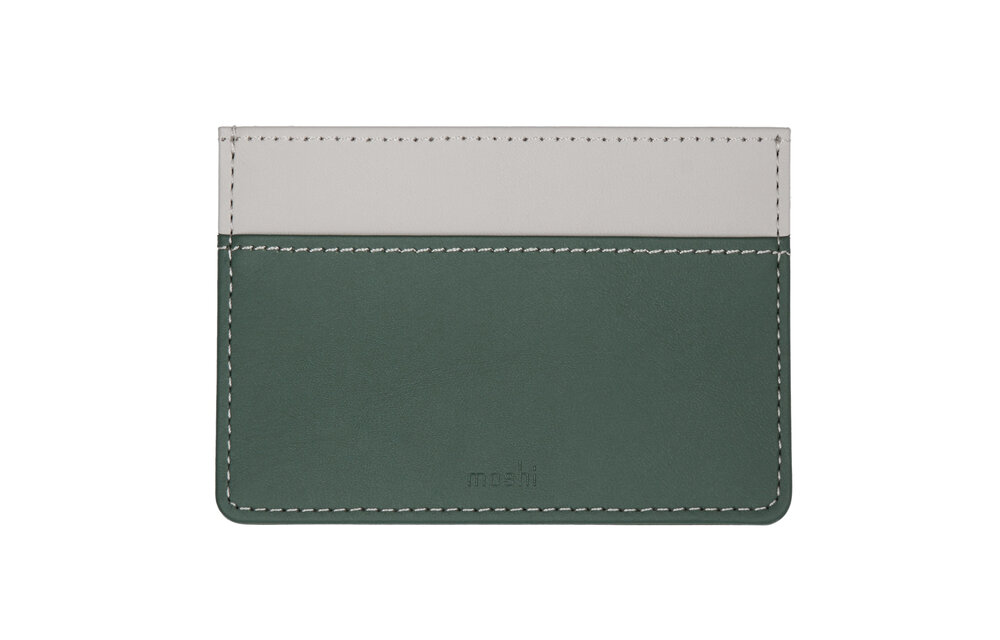Moshi Folia Slim Card Holder - Pine Green