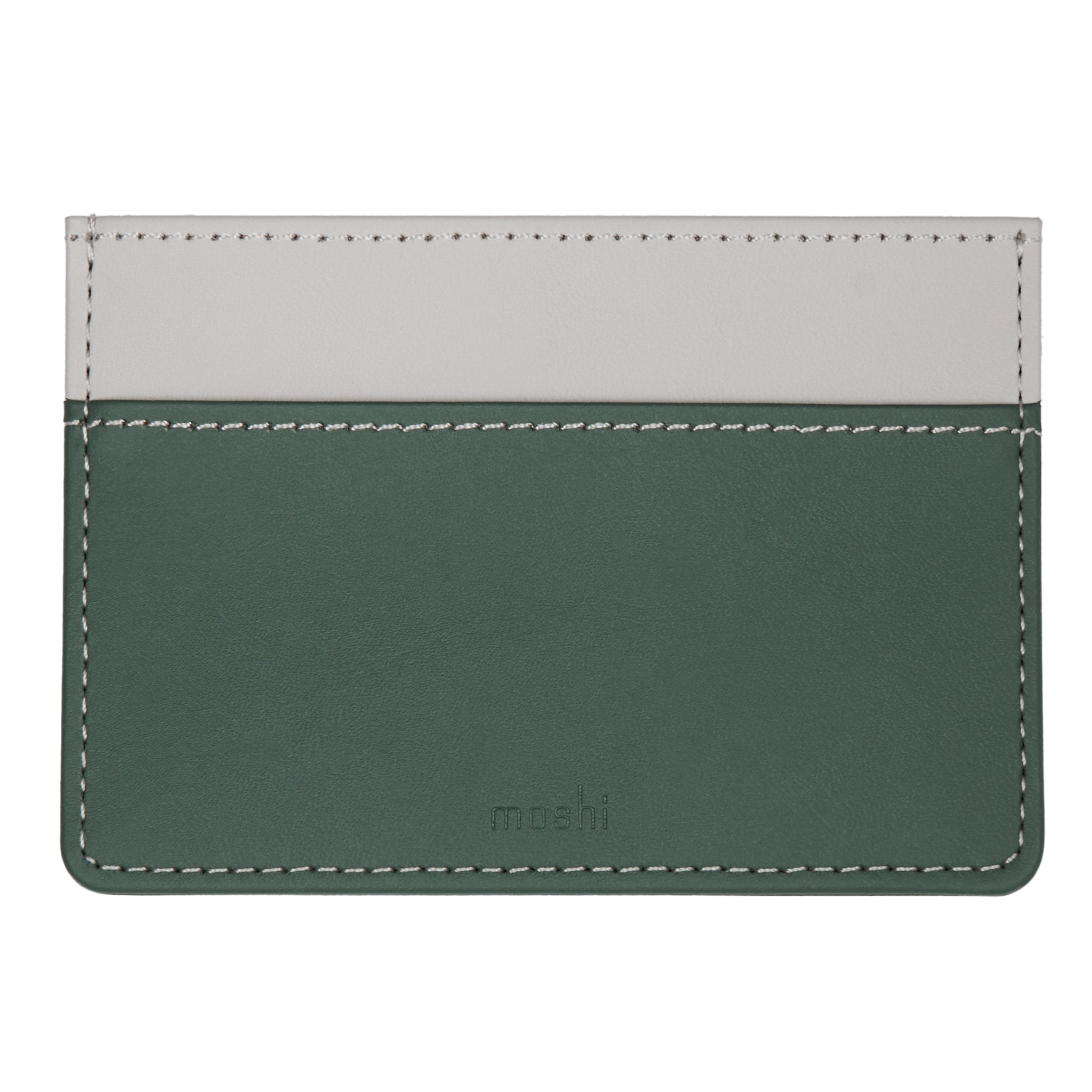 Moshi Folia Slim Card Holder - Pine Green