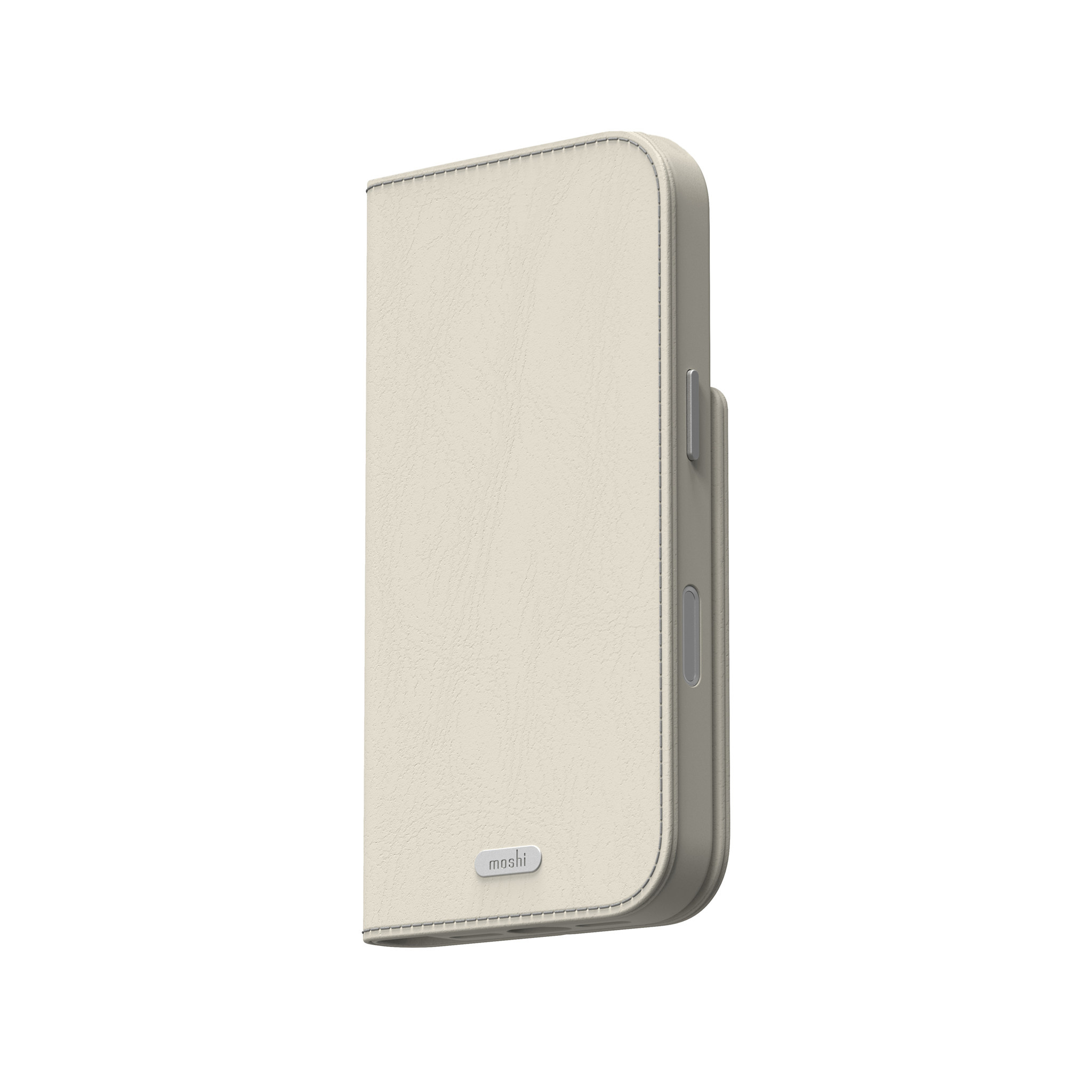 Moshi Overture Case /W DETACHABLE MAGNETIC WALLET for iPhone 18  Pro - Oat Gray