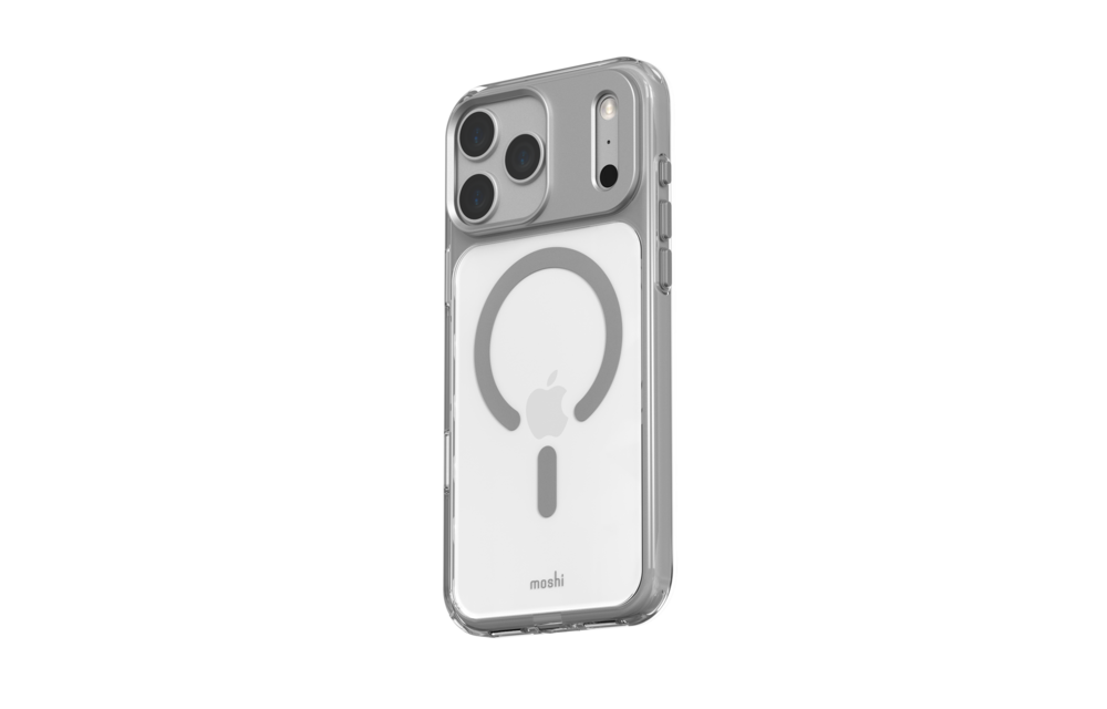Moshi iGlaze Case with Magsafe for iPhone 18 Pro Max - Luna Silver