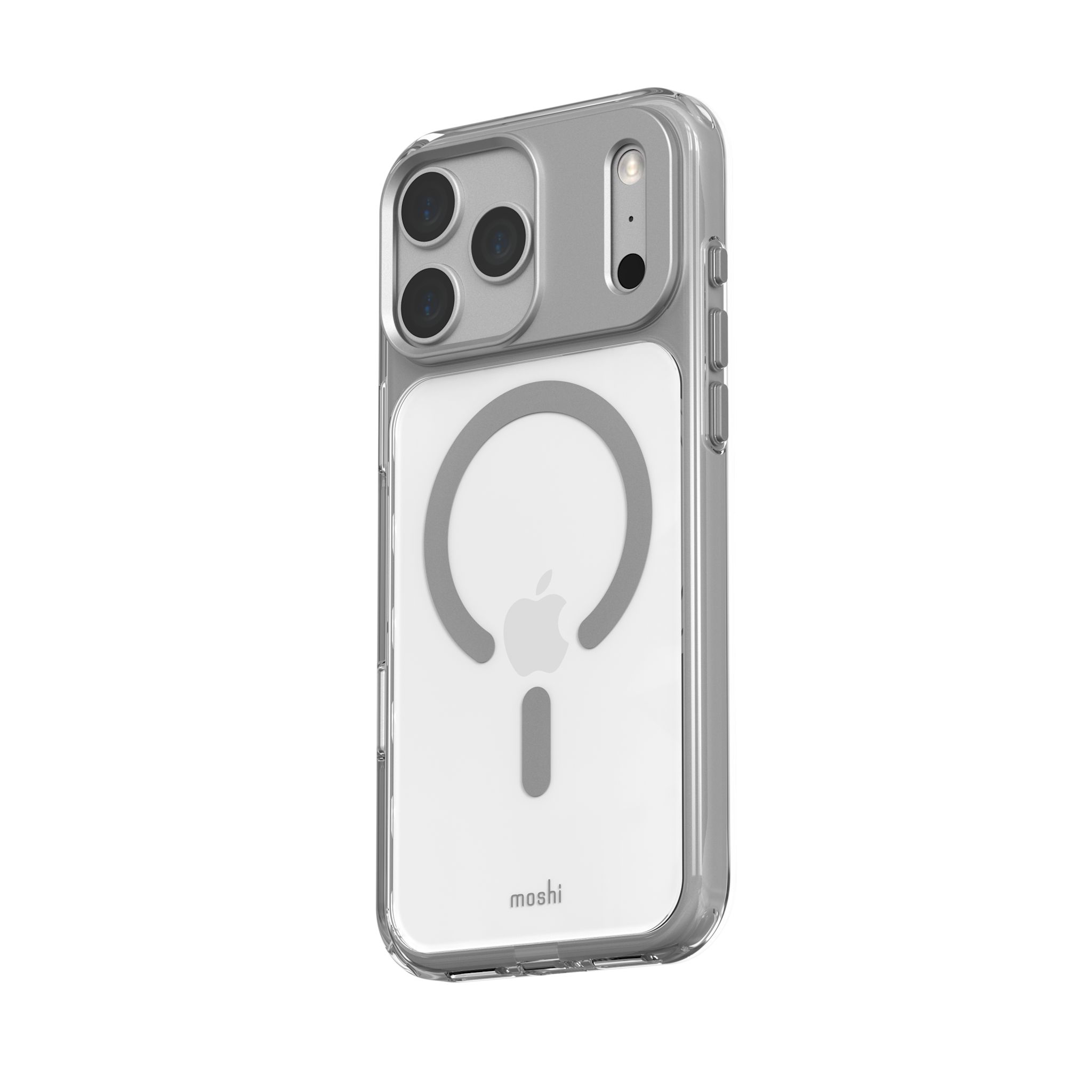 Moshi iGlaze Case with Magsafe for iPhone 18 Pro Max - Luna Silver