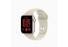 Apple Watch SE 3 | GPS | 40mm | Starlight Aluminum Case | Sand Sport Band S/M | Fits 130-180mm wrists