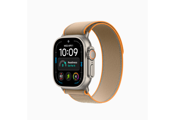 Apple Watch Ultra 4 | GPS + Cellular | 49mm | Natural Titanium Case | Sand Trail Loop M/L | Fits 140 - 220mm wrists