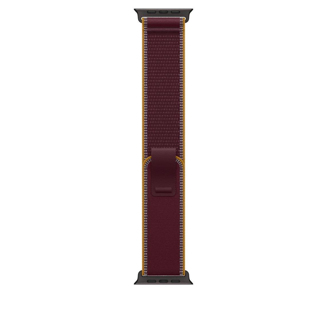 Apple Watch Band 49mm Burgundy Trail Loop w/ Black Titanium Finish - M/L (fits 145-220mm wrists) also compatible with 44/45mm watches