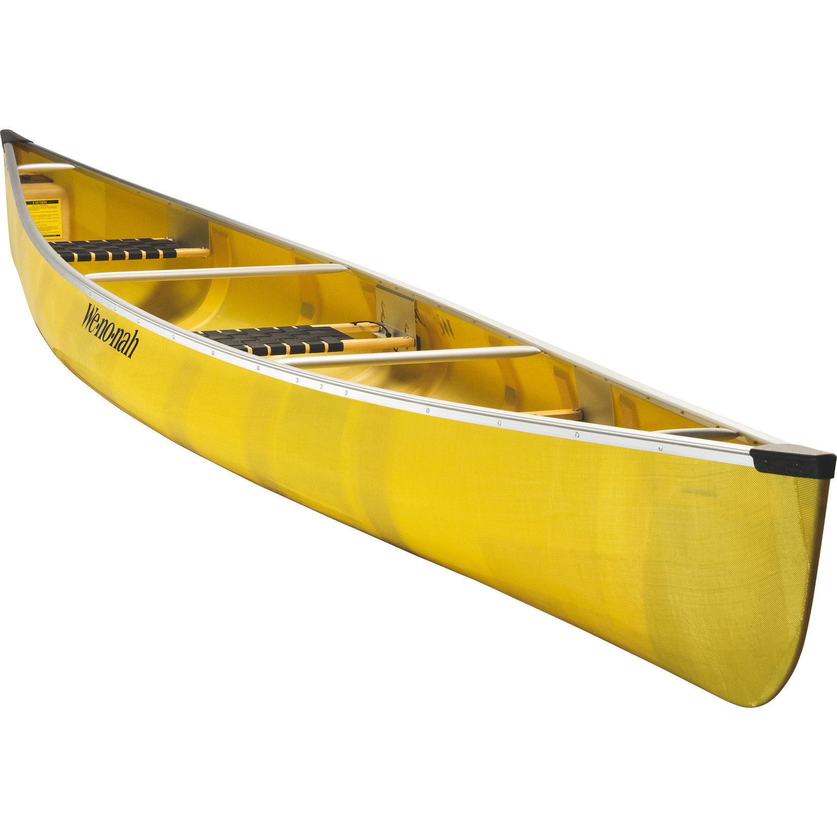 Wenonah Solo Plus Canoe, Aramid UL, Black Gunnel, Web Seats