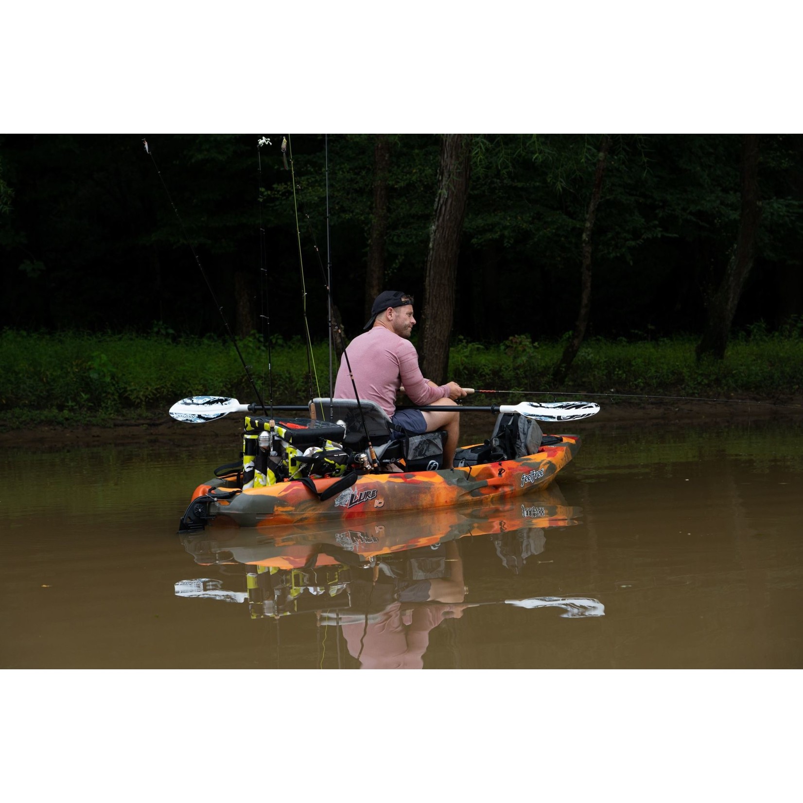 Feelfree Lure 10 kayak with Garmin Striker 4 fish finder with GPS