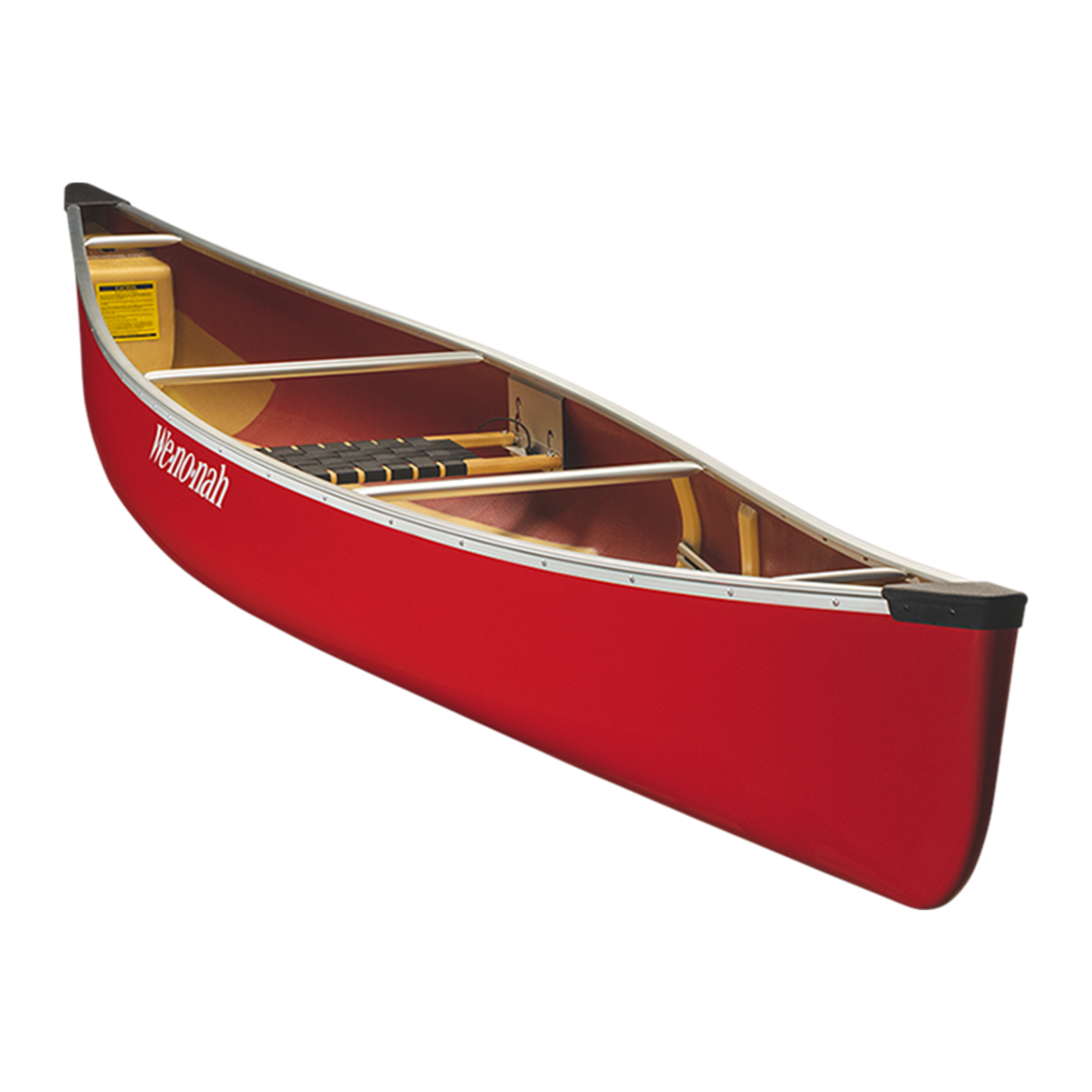 Wenonah Wenonah Canoe Minnesota II, Tuf-Weave, Red, Adj. Black Bucket Seats