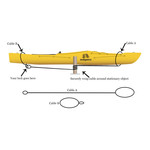 Suspenz, Inc. Universal Kayak & Canoe Locking Cables