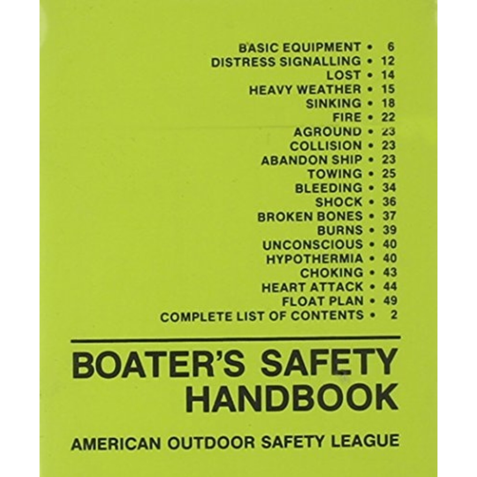 Boater’s Safety Handbook