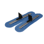 Whitewater Designs Aluminum Foot Brace/Hypalon Pad (pair)