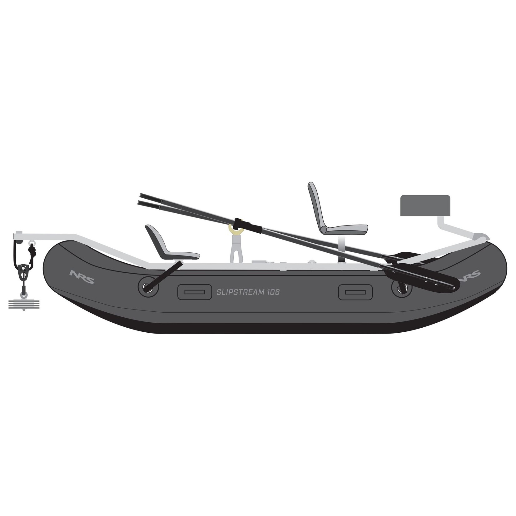 NRS Slipstream 106 Fishing Raft Package