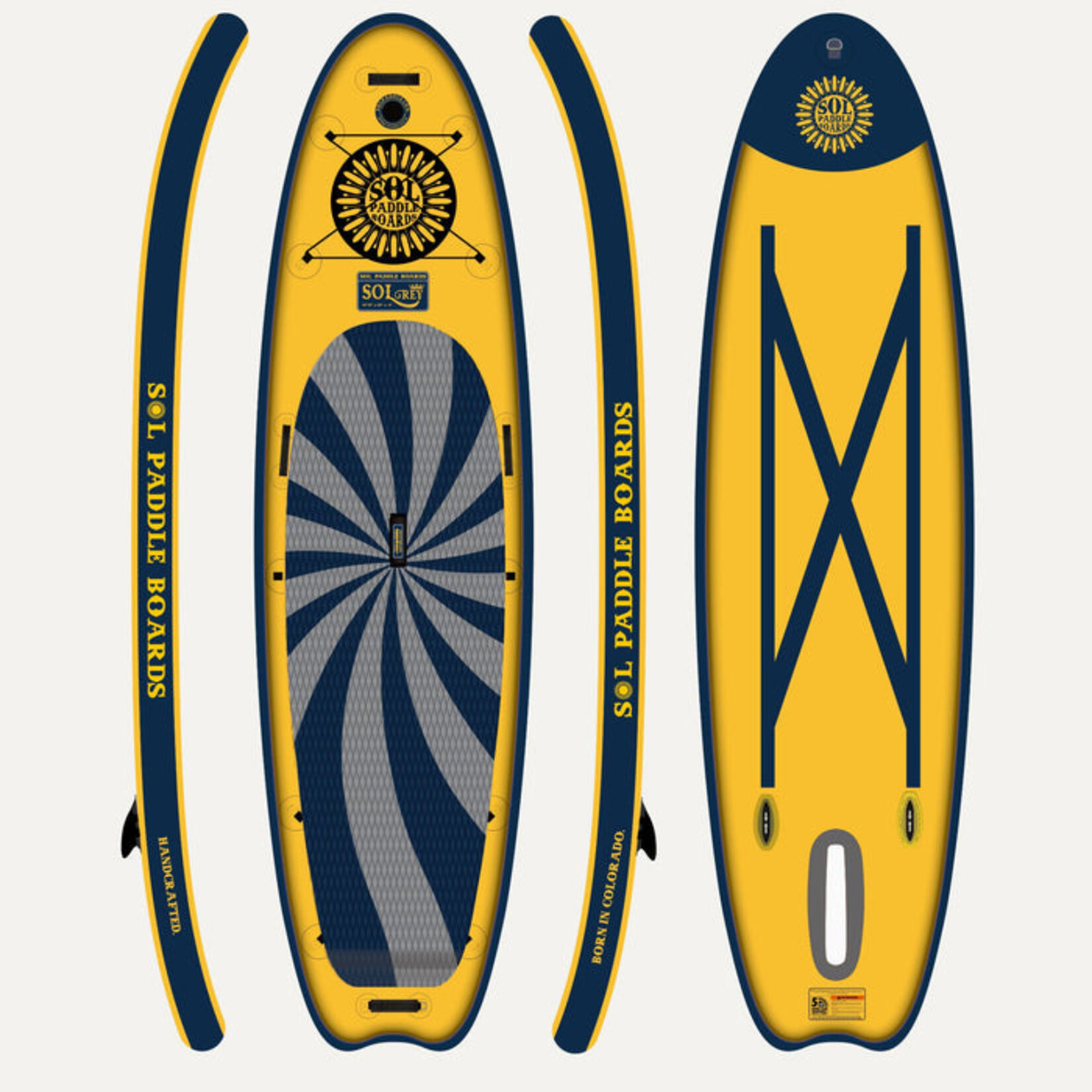 SOL Paddle Boards SOL Rey GalaXy with Switchblade Retractable Fin