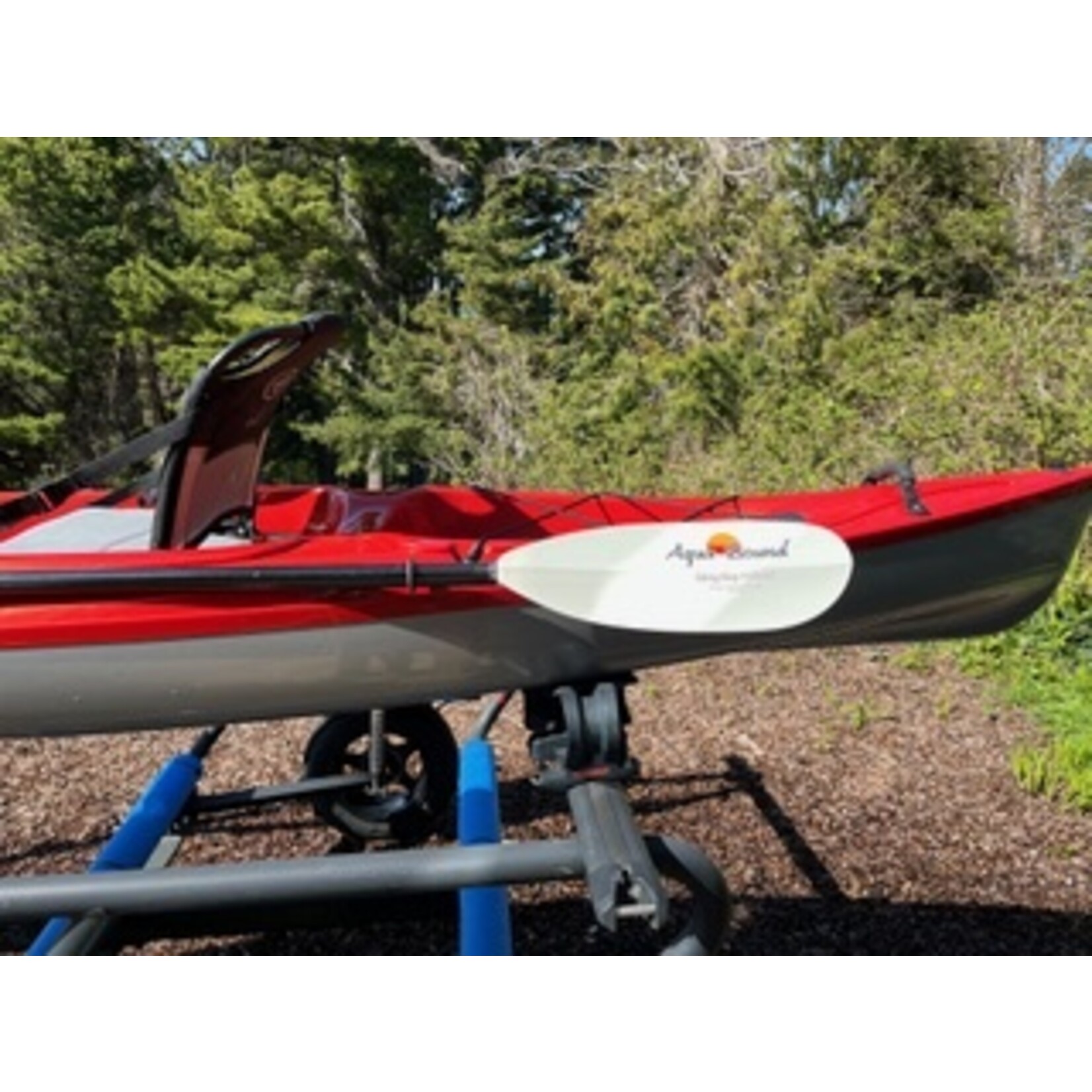 Used Eddyline Caribbean 12 FS and Yakima Trailer Package