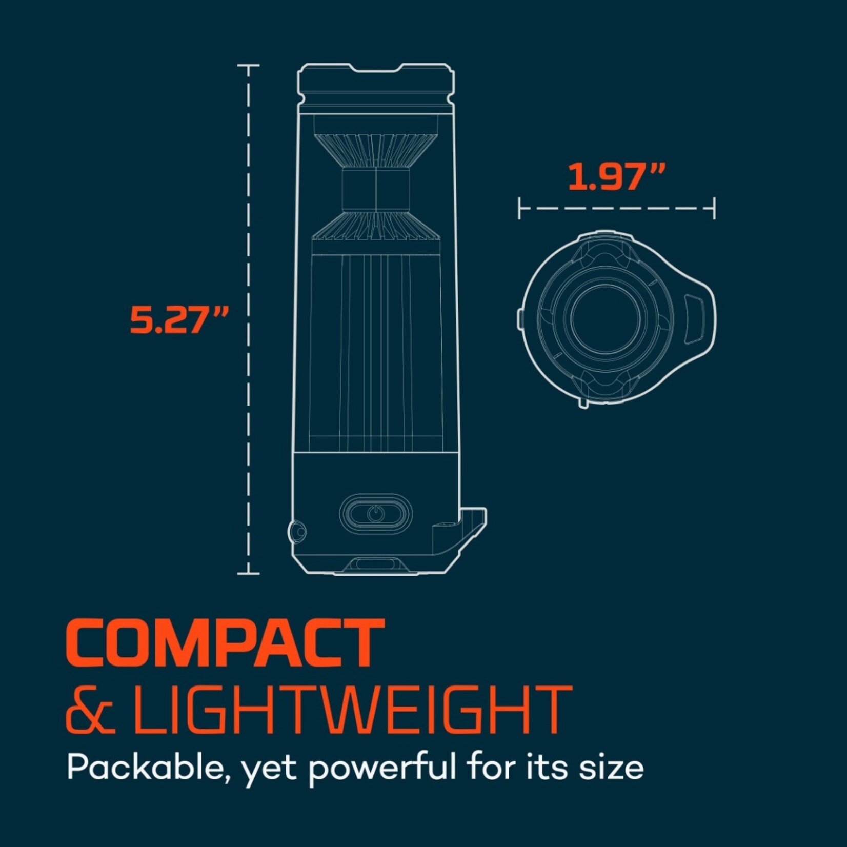 NEBO Tempest 500 Rechargeable Lantern