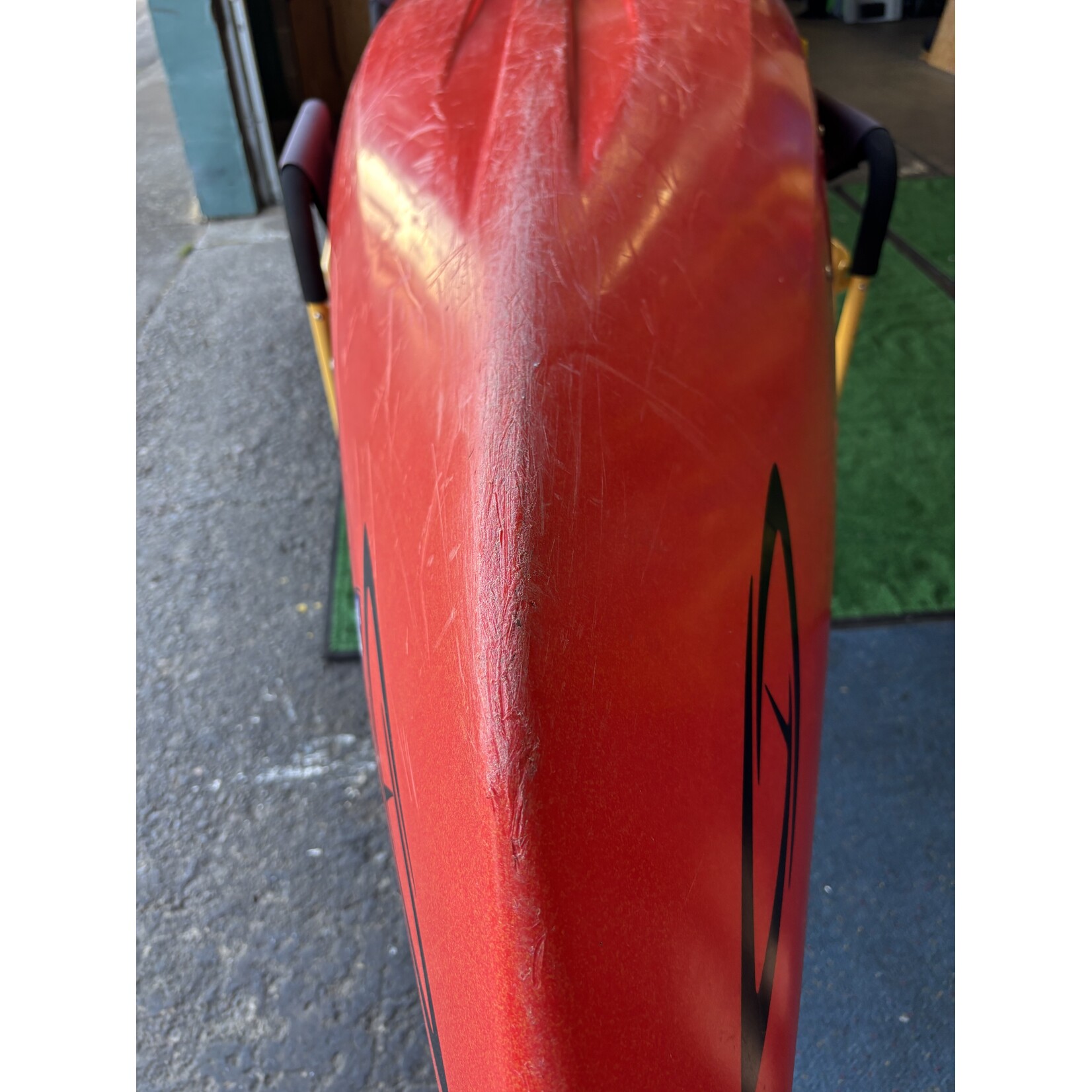 Current Designs Used Solara 145 Tandem Red w/ Rudder