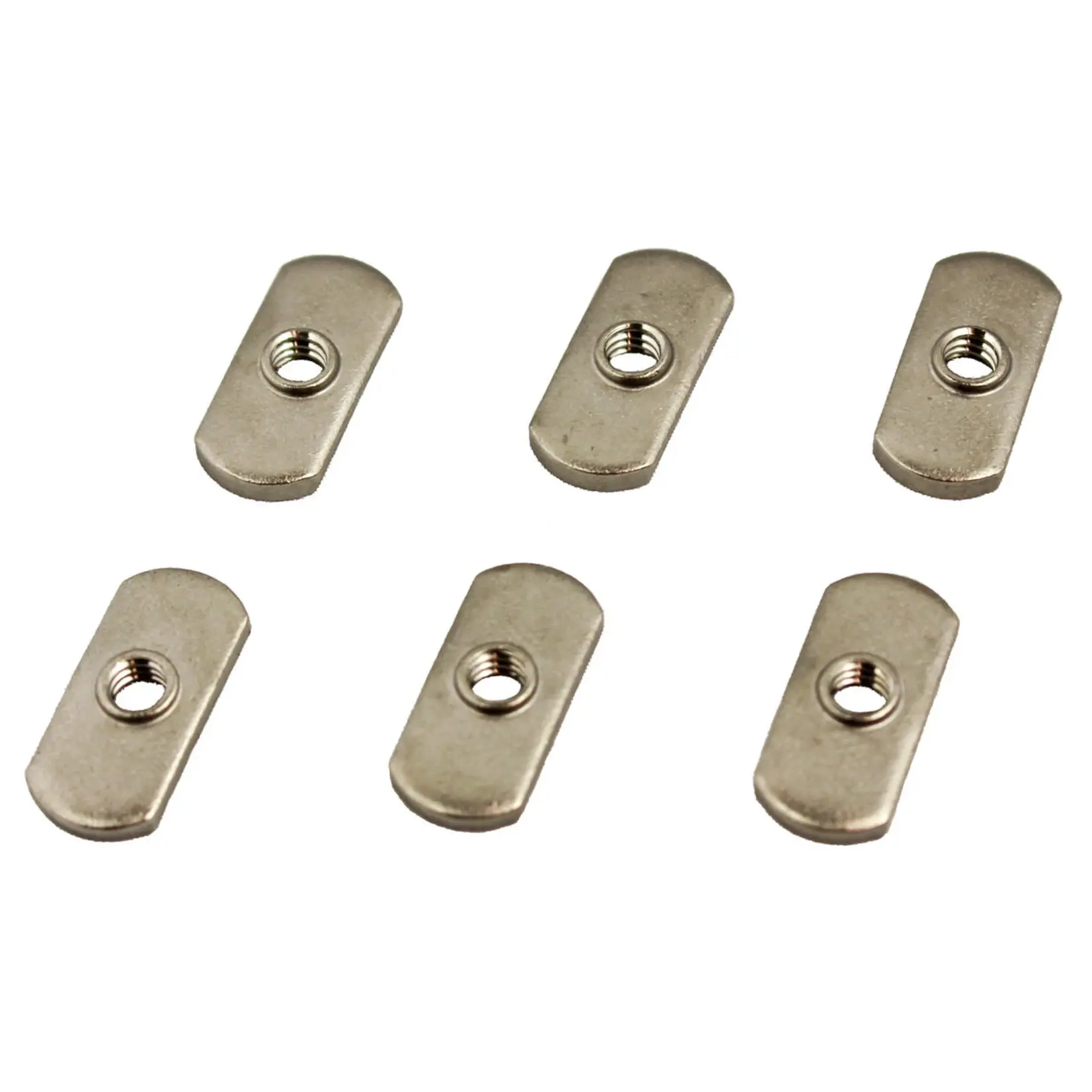 YakAttack Track Nut 1/2" wide 1/4-20 threads 18-8 SS (6pk)