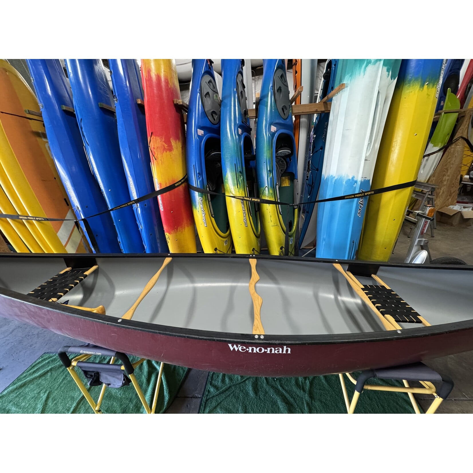 Wenonah Spirit II T-Formex w/ 2 sawyer canoe paddles *USED*