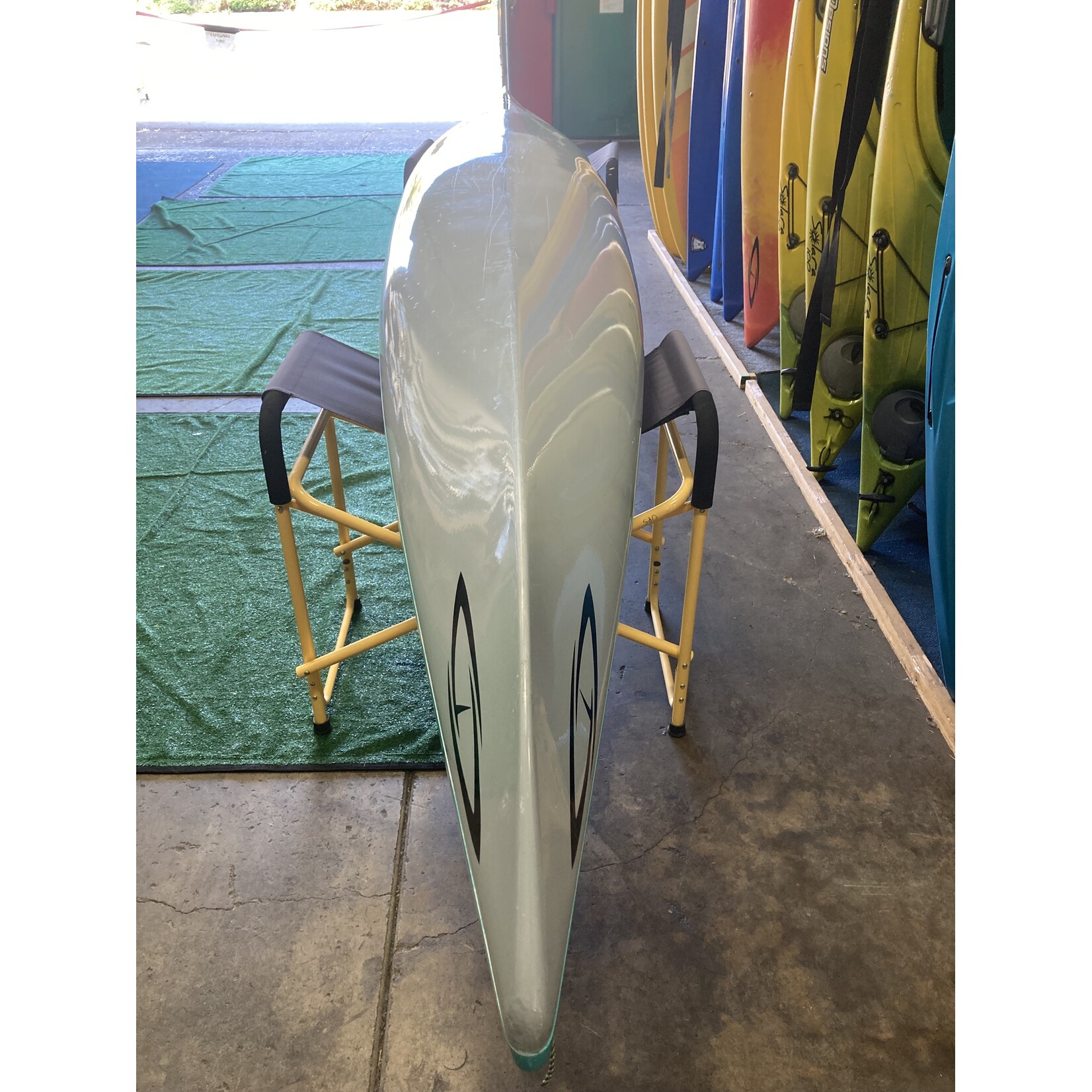 Current Design Vision 130 w/ Skeg Teal/Grey *USED*