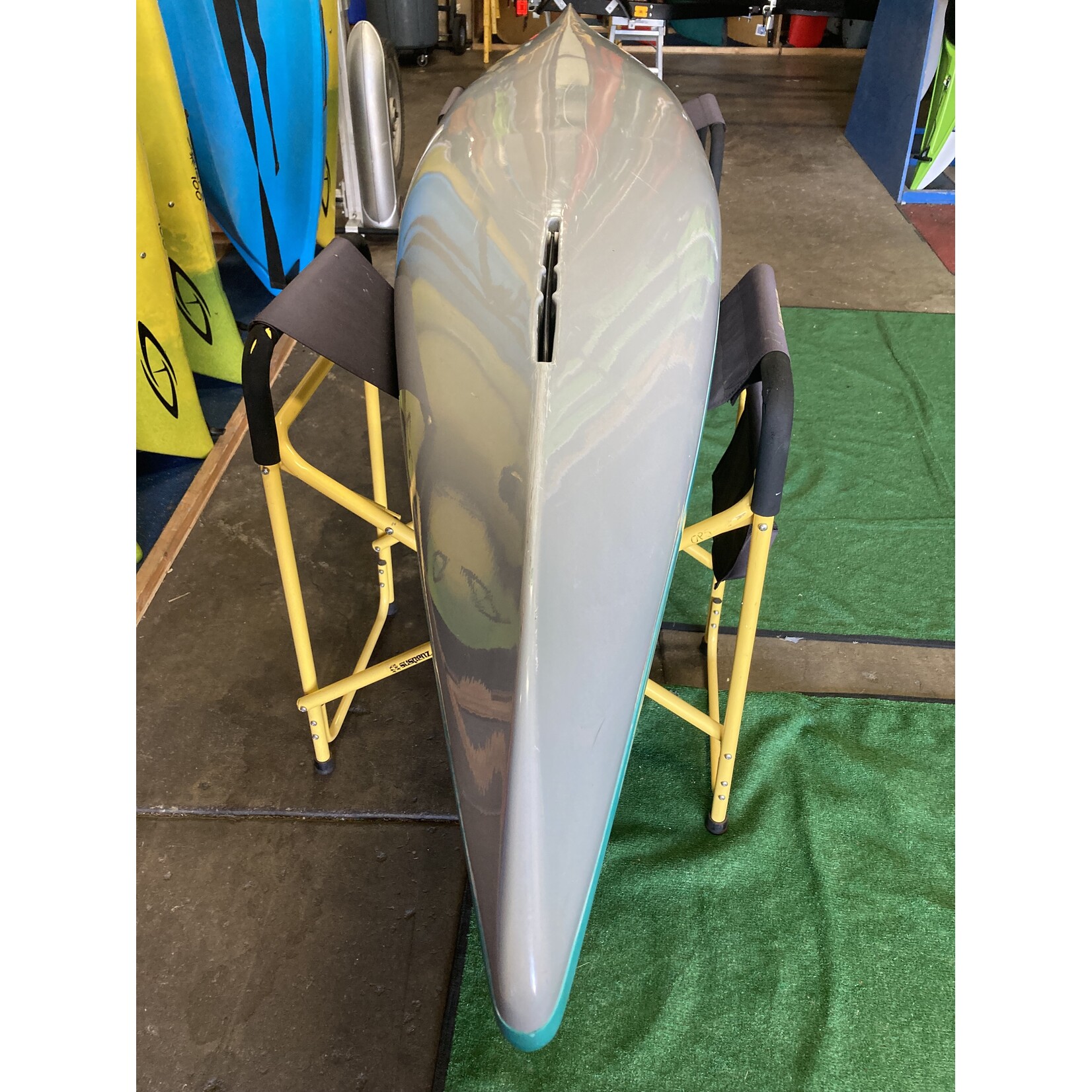 Current Design Vision 130 w/ Skeg Teal/Grey *USED*
