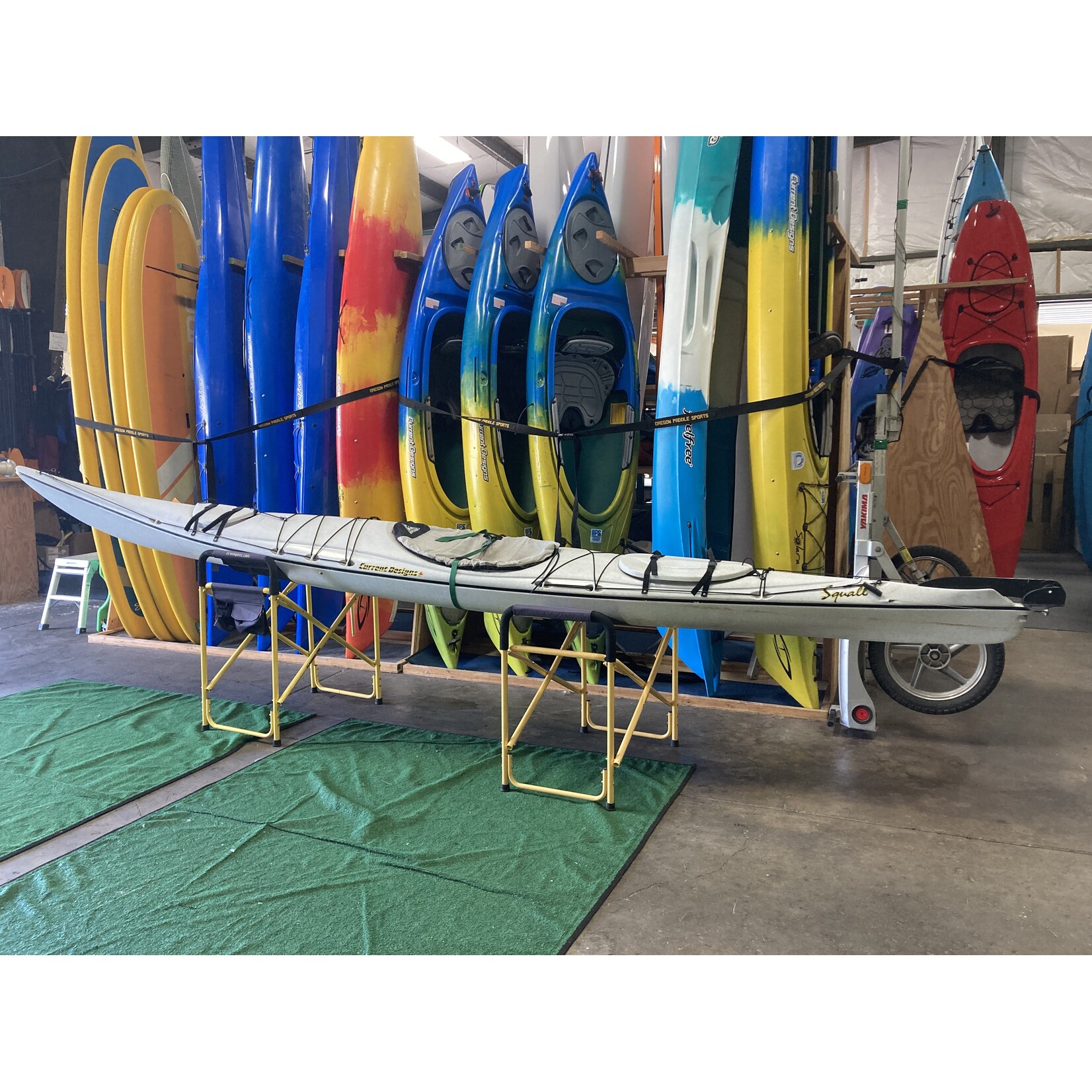 Current Design Squall Sea Kayak w/rudder *USED*