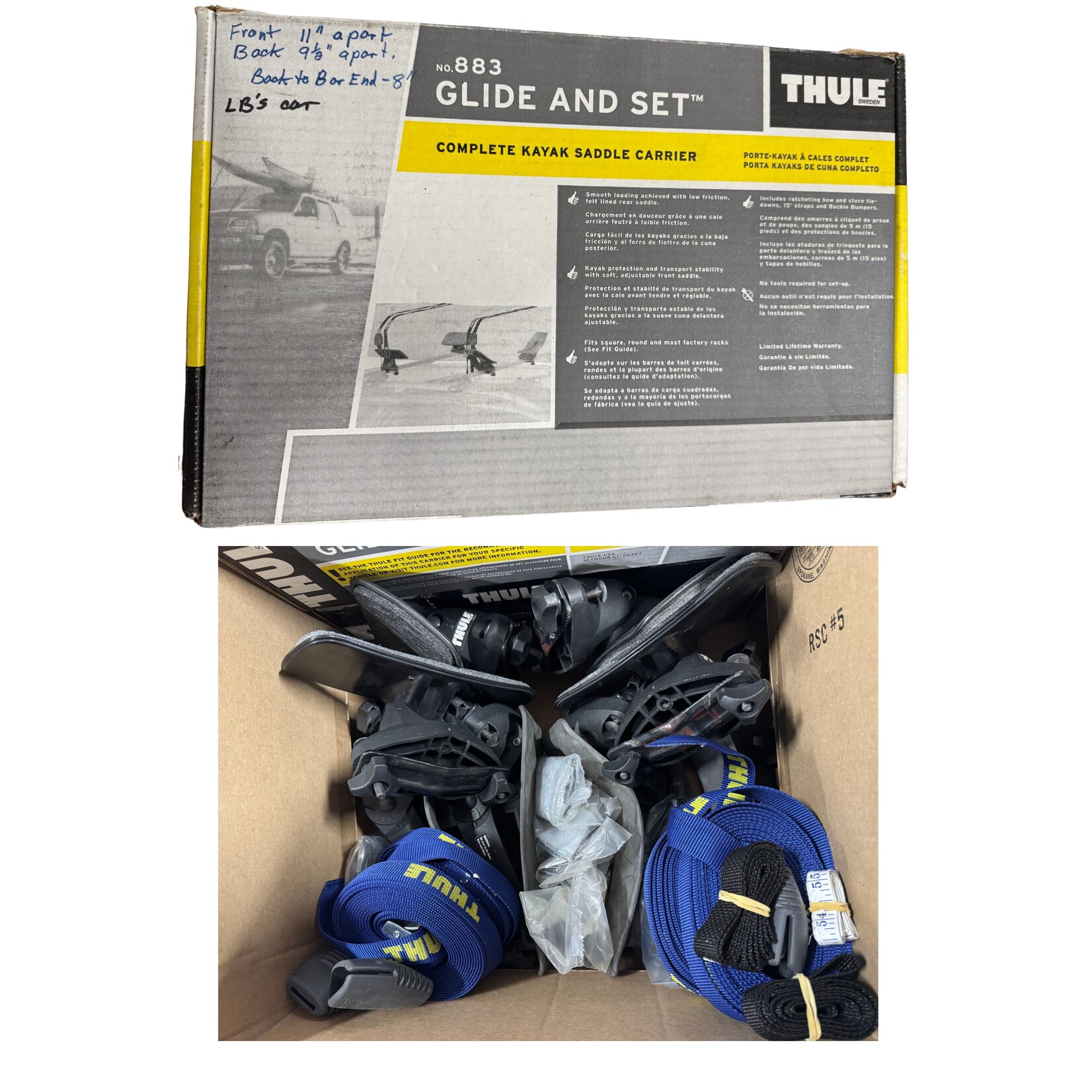 Thule Glide & Set Kayak Carrier *Used*