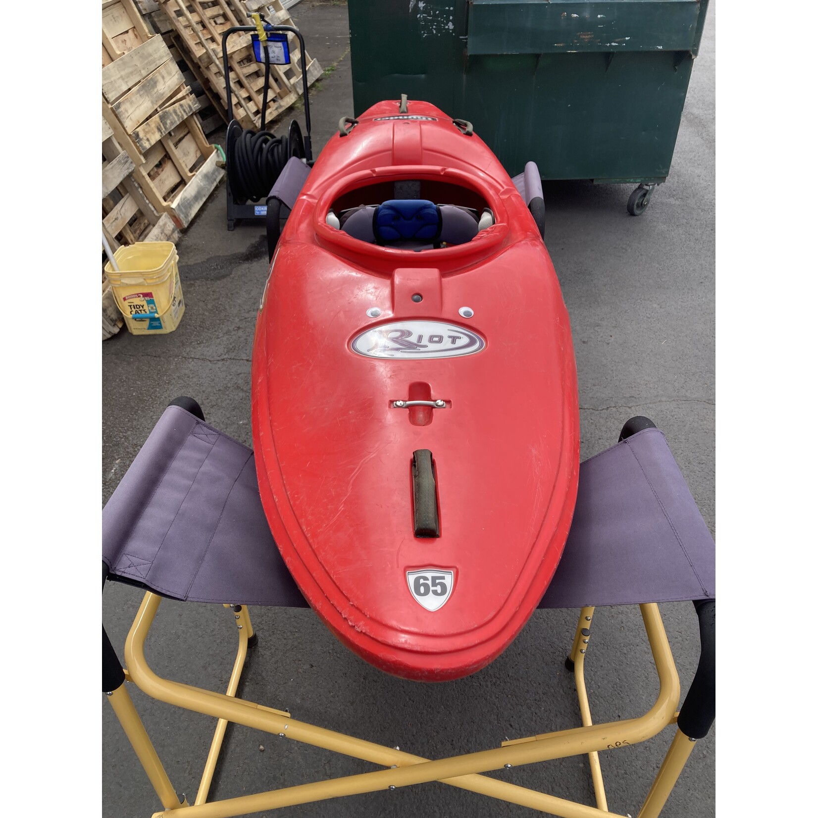 Riot Thunder 65 Red WW Kayak **USED**