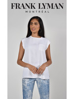 Frank Lyman Short Sleeve Blouse with Pocket