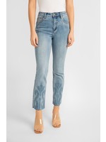 Frank Lyman Light Blue Denim with Embroidery Detail