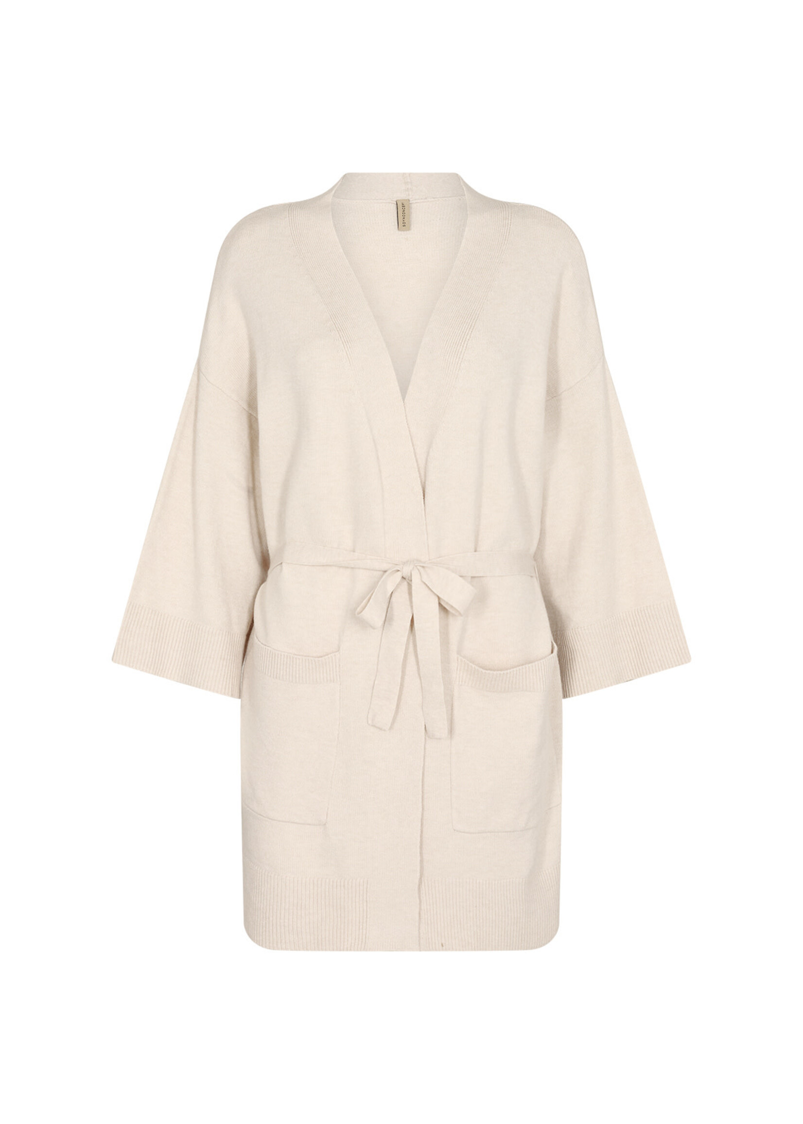 Kimono belted top wrap cardigan