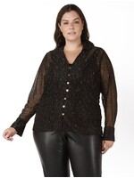 Dex Plus Sheer Lace Blouse